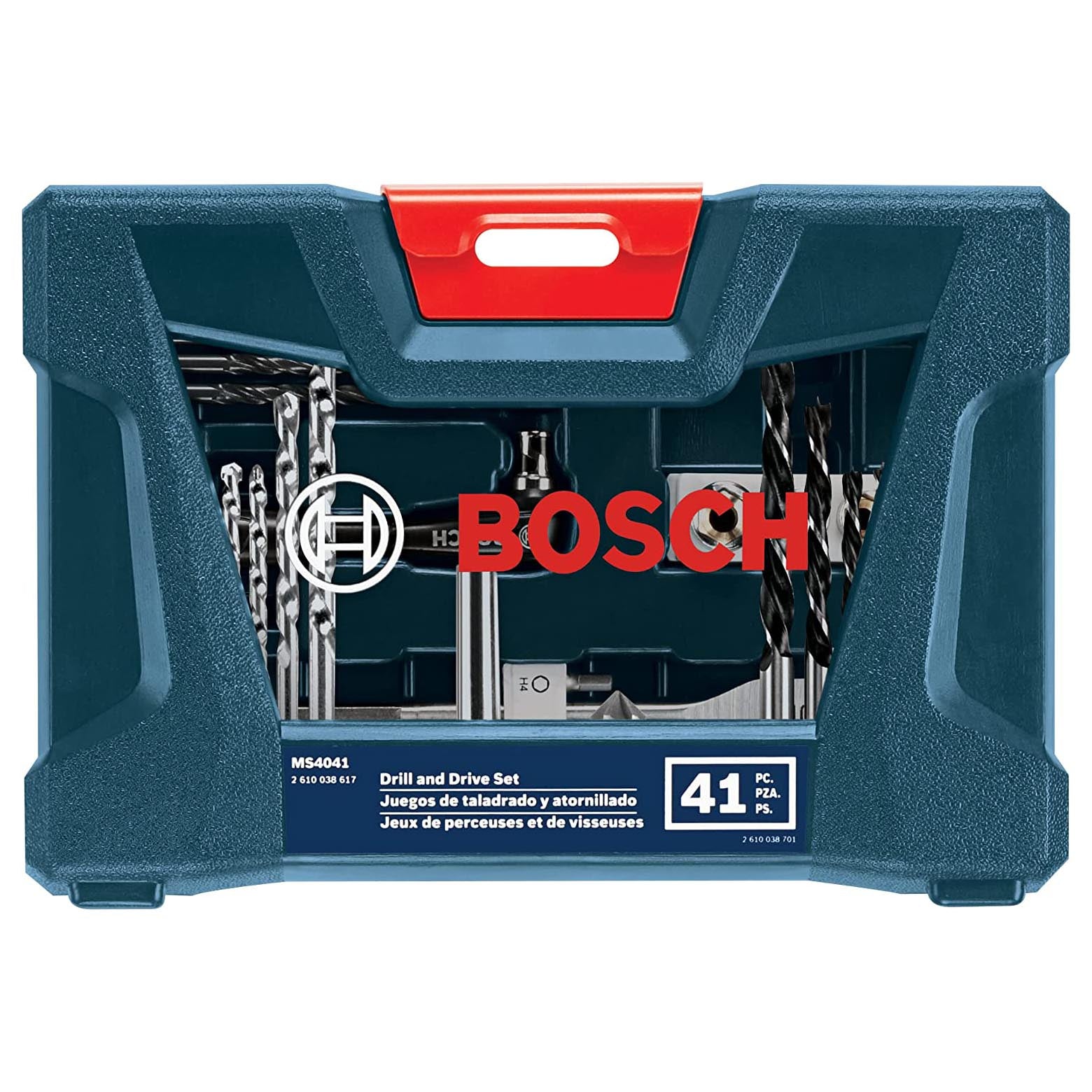 Set of drills and bits Bosch MS4041, 41 pcs