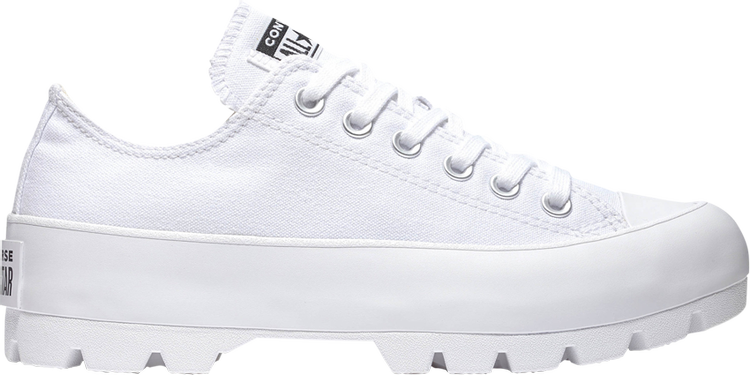 Sneakers Converse Wmns Chuck Taylor All Star Lugged Low Triple White, white