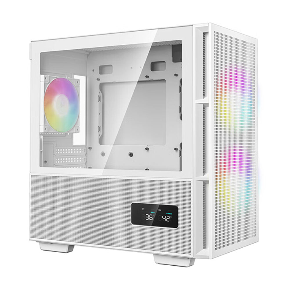 Case DeepCool CH360, Micro Tower, white