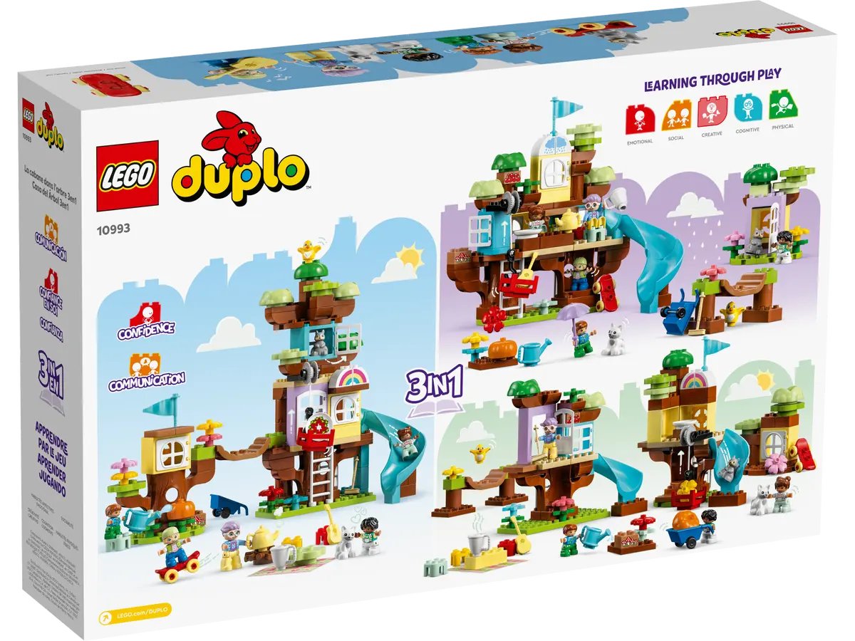 Lego Duplo 3in1 Tree House 10993, 126 pieces