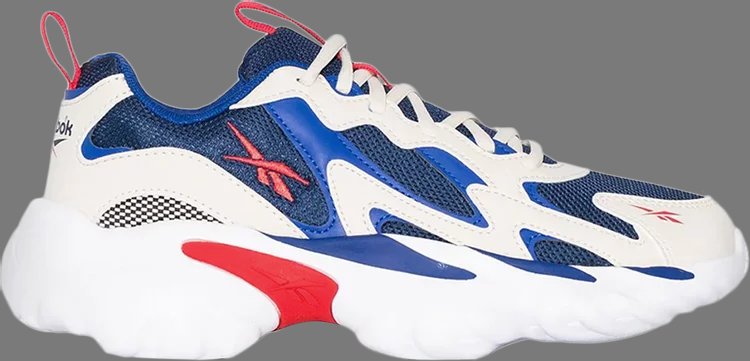 حذاء رياضي dmx series 1000 'alabaster navy' من Reebok، باللون الأبيض