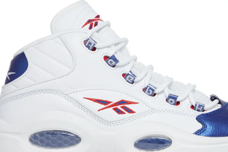 Question mid 'blue toe' sneakers 2022 Reebok, white