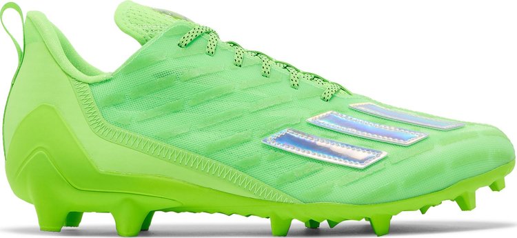 Adidas Adizero Cleats 'Team Solar Green Silver Metallic' Cleats, Green