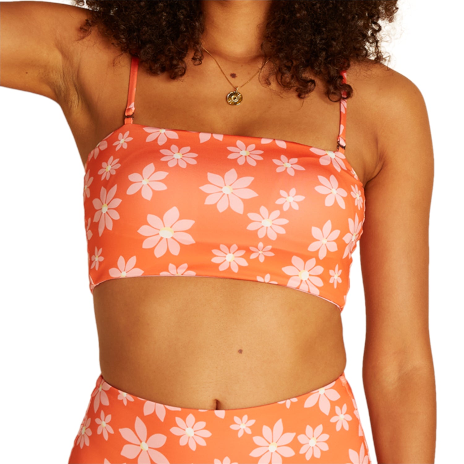 Billabong Out West Tube Bikini Top, Orange