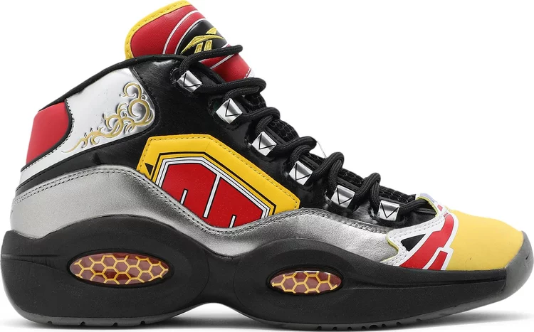 Power Rangers x Question mid 'megazord battle mode!' sneakers Reebok, silver