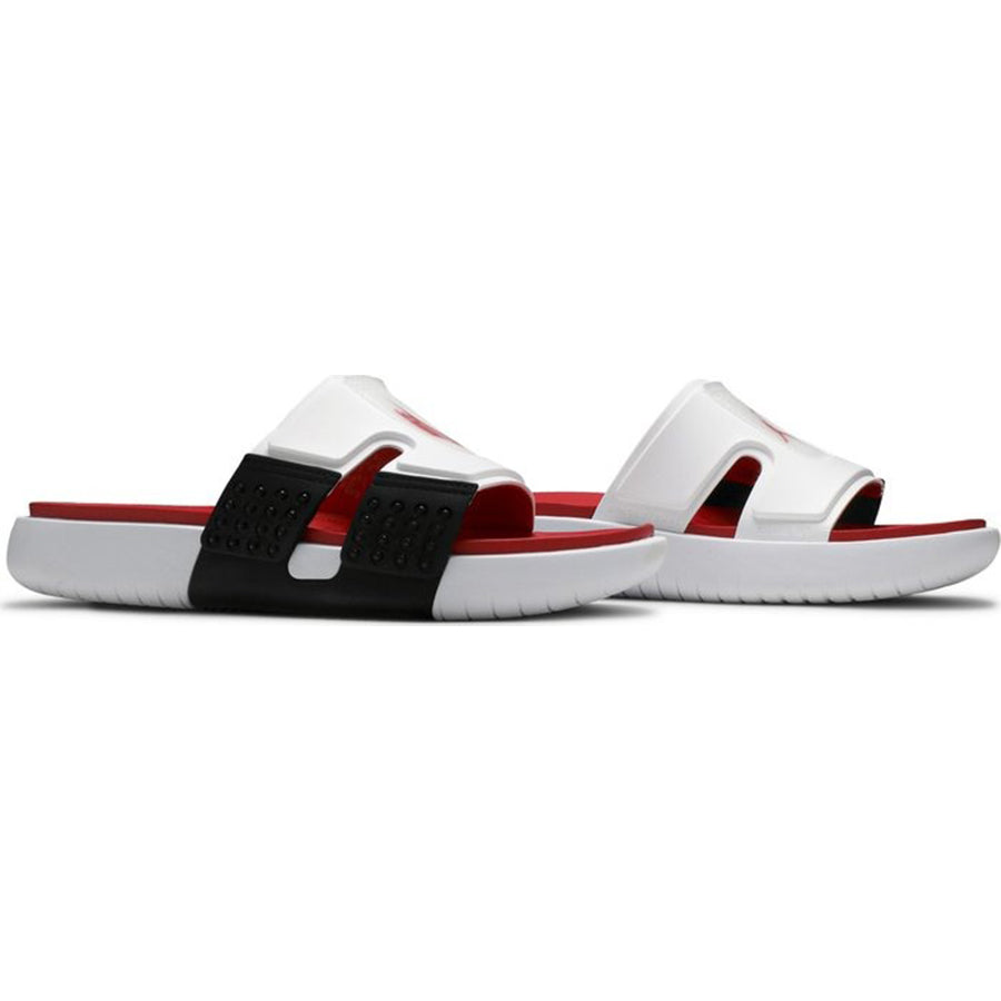 Nike Air Jordan Hydro 8 Retro Slides, Red/White/Black