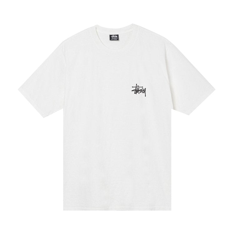 Stussy Basic Pigment Dyed Tee 'Natural', white