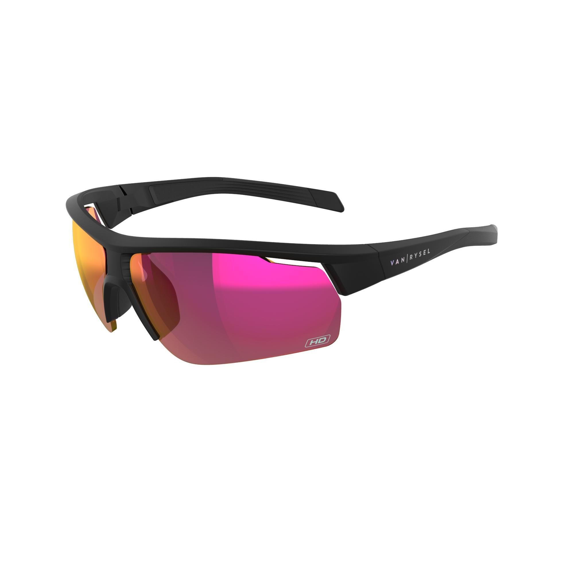 RR 500 High Definition cycling glasses for adults, category 3, black VAN RYSEL, black