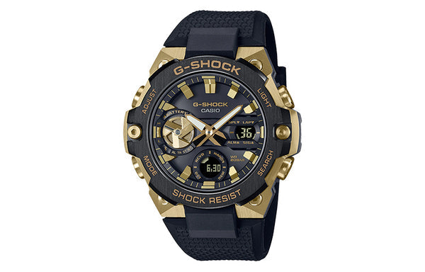 CASIO G-Shock G-Steel 'Black Gold' watch, black