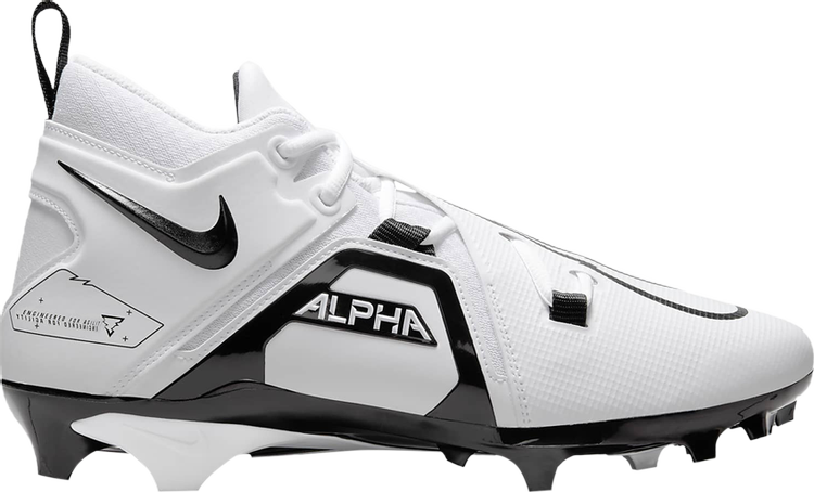 Nike Alpha Menace Pro 3 'White Black' Cleats