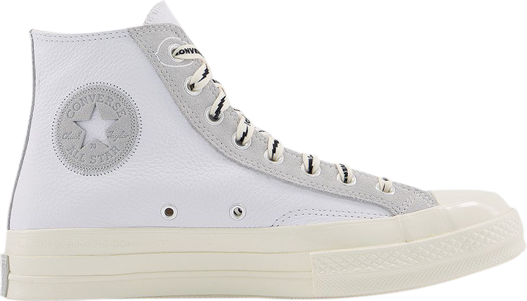 حذاء رياضي Converse Offspring x Chuck 70 High Community Part 2 باللون الأبيض