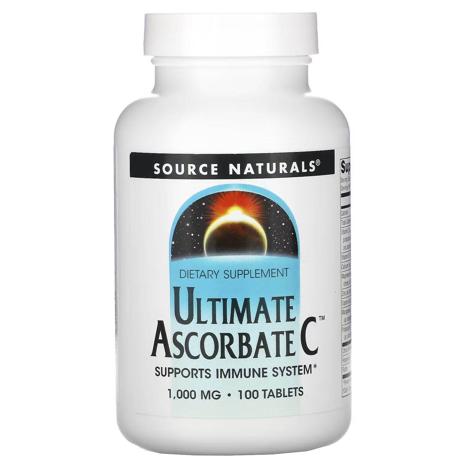 Source Naturals Ultimate Ascorbate C 1000 mg, 100 tablets