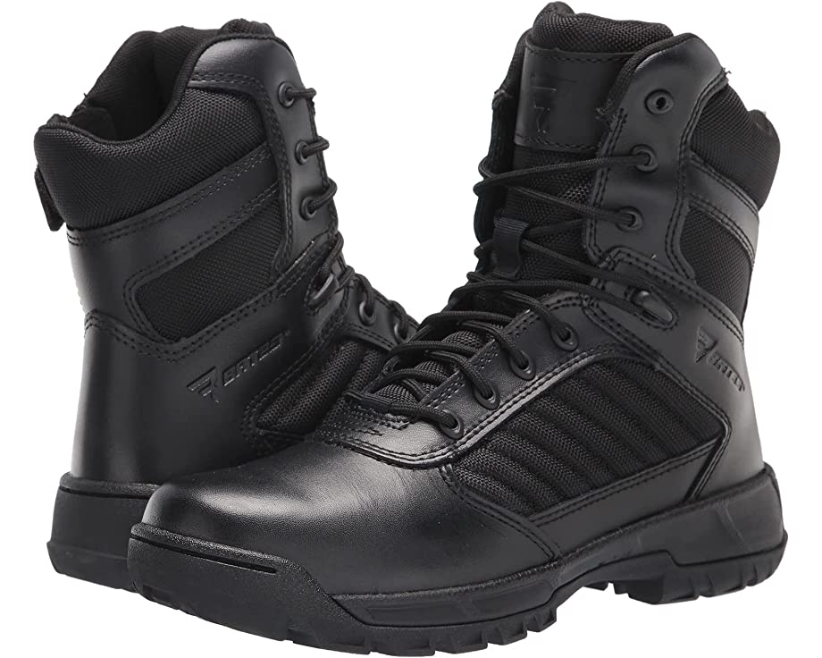 Tactical Sport 2 Tall Side Zip Bates Footwear Boots, Black