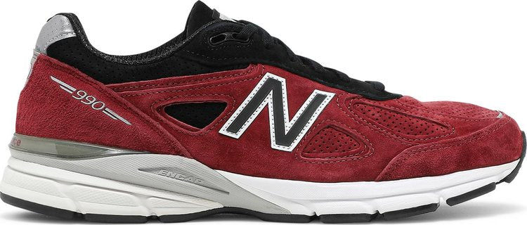 حذاء رياضي New Balance 990v4 صنع في الولايات المتحدة الأمريكية بإصدار محدود باللون الأحمر