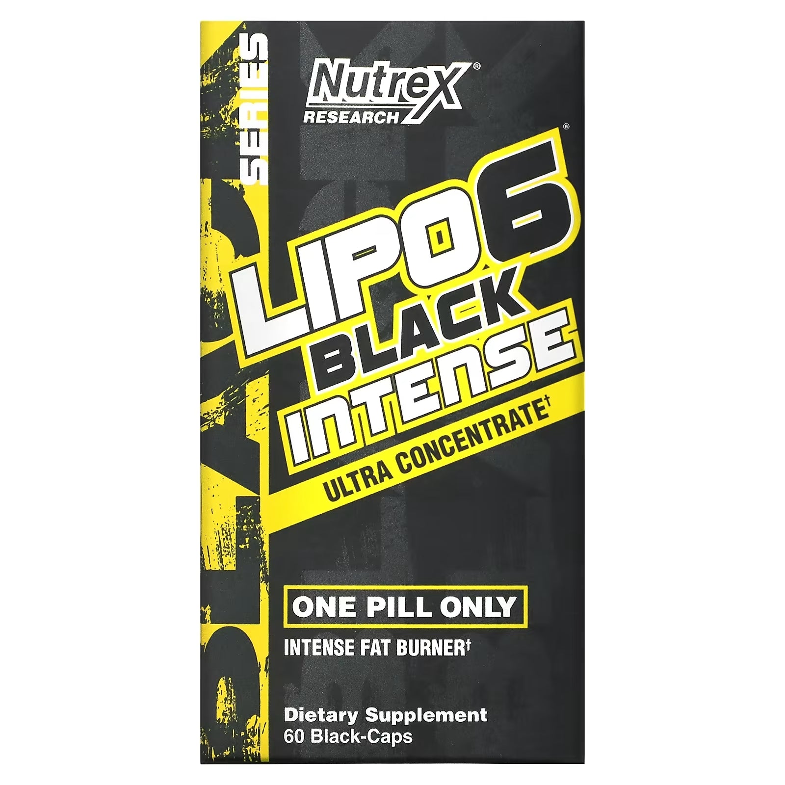 LIPO-6 Black Intense من Nutrex Research، مركّز للغاية، 60 كبسولة