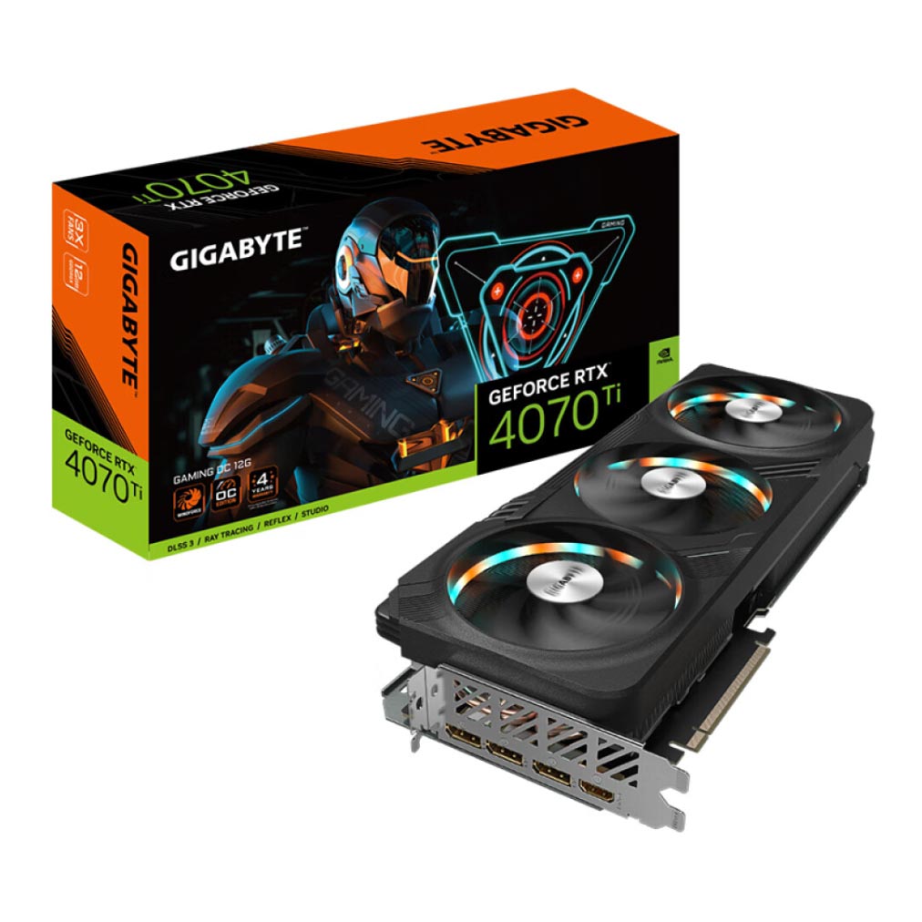 Video card Gigabyte GeForce RTX 4070 Ti Gaming OC, 12 GB, GV-N407TGAMING OC-12GD