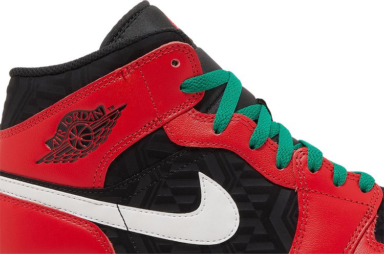 Air Jordan 1 Mid SE Christmas sneakers, black