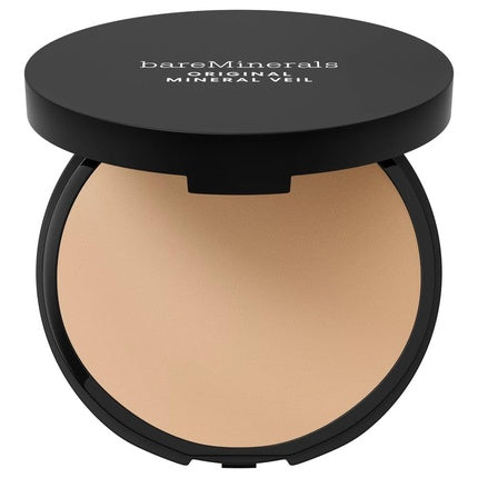 Original pressed mineral setting powder bare  Minerals with puff applicator , matte , weightless , talc - free , finishing powder for makeup vegan