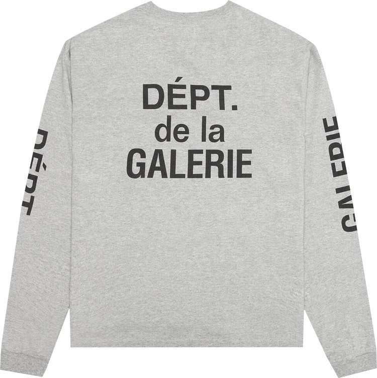 قميص Longsleeve Gallery Dept. French Collector بأكمام طويلة "Heather Grey"، باللون الرمادي