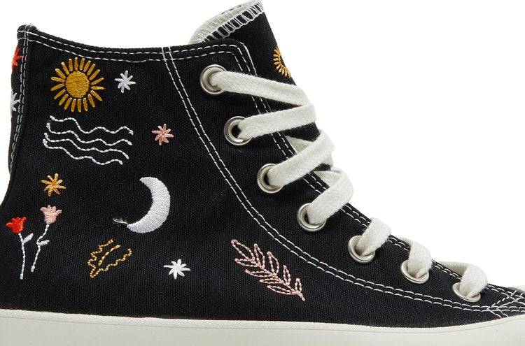 Converse Wmns Chuck Taylor All Star Lugged High Its Okay To Wander Sneakers - Black, black