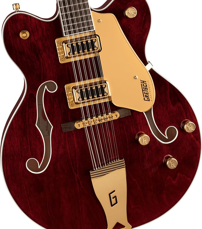 Gretsch G5422G-12 Electromatic Classic Hollowbody, Double Cutaway, 12 Strings gold hardware, laurel fingerboard, walnut stain