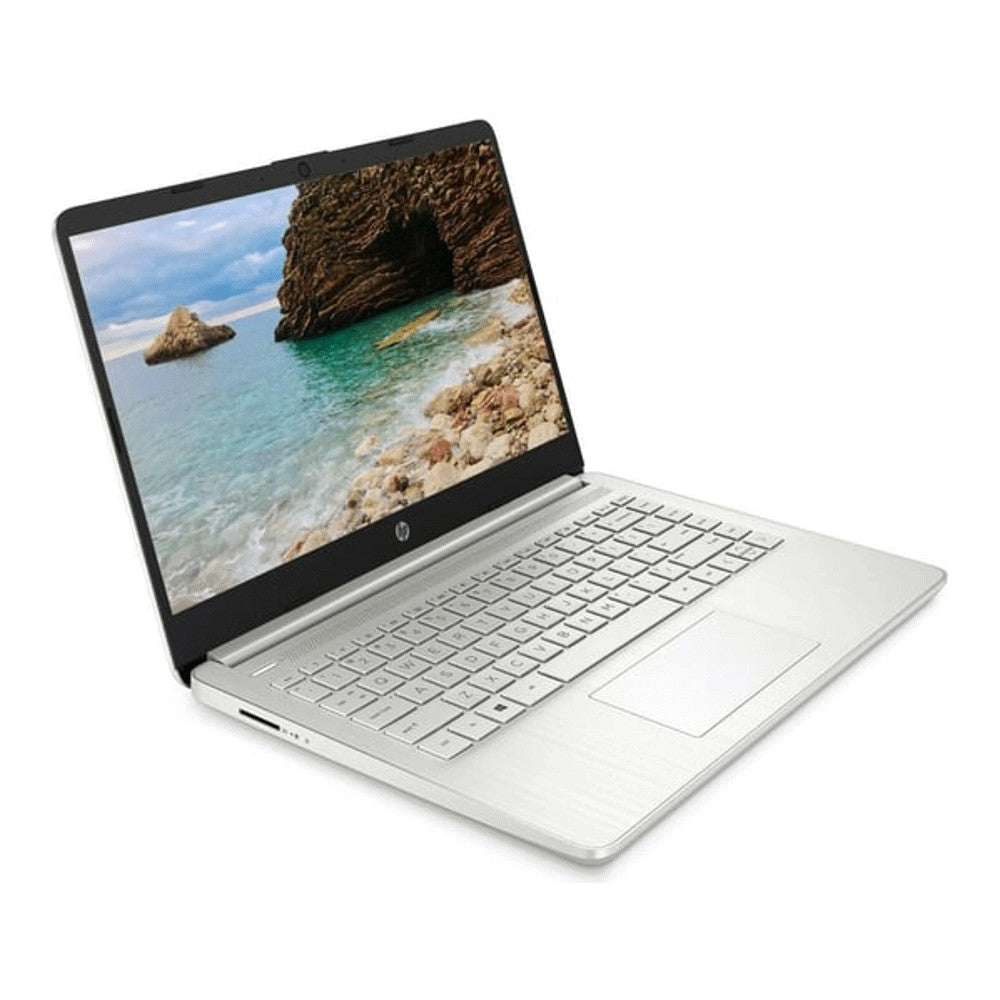 لابتوب HP 14-dq2055wm 14" FullHD 4GB/256GB، فضي، لوحة مفاتيح إنجليزية