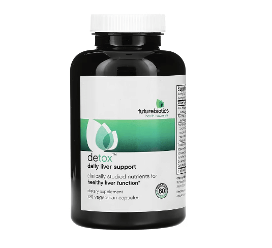 Daily Liver Support 120 Capsules Detox FutureBiotics