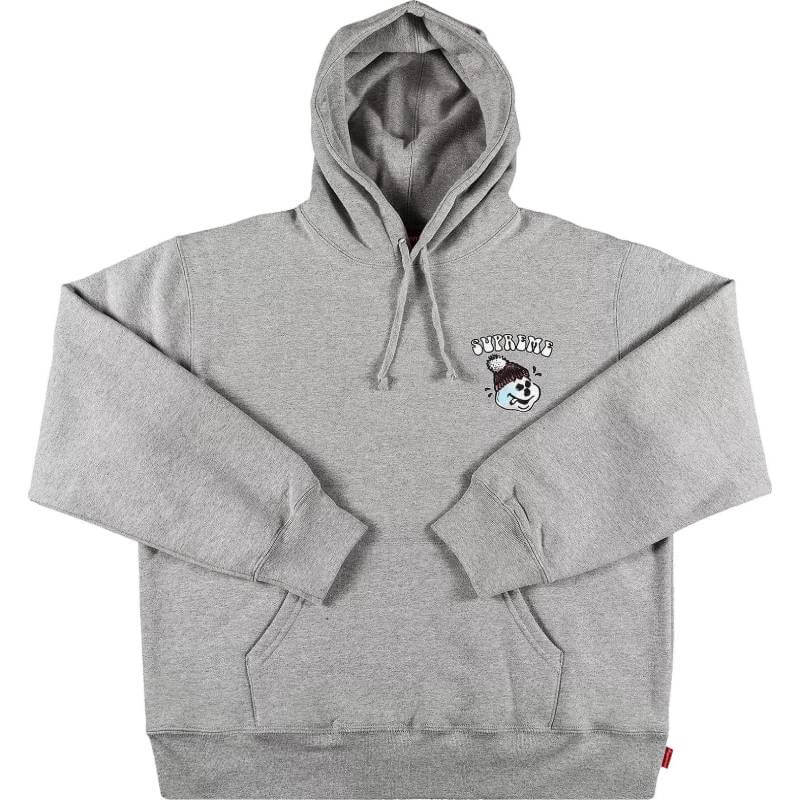 Supreme Snowman Hoodie, Gray