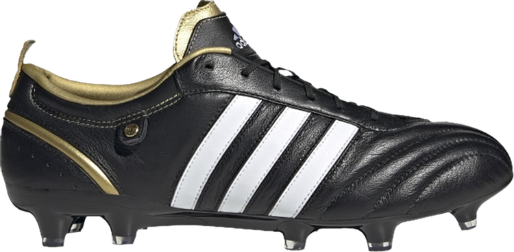 Adidas Adipure FG 'Black Gold Metallic' Boots, black