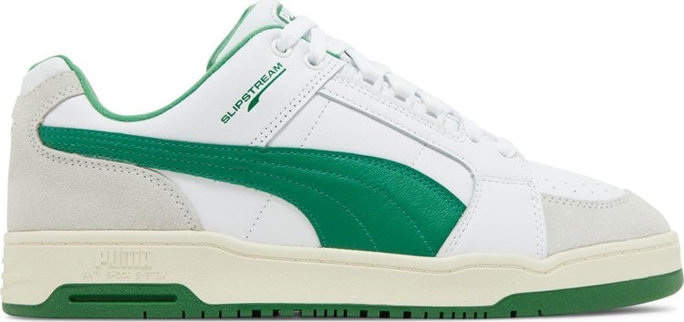 حذاء رياضي Puma Slipstream Lo Retro White Amazon Green، أبيض