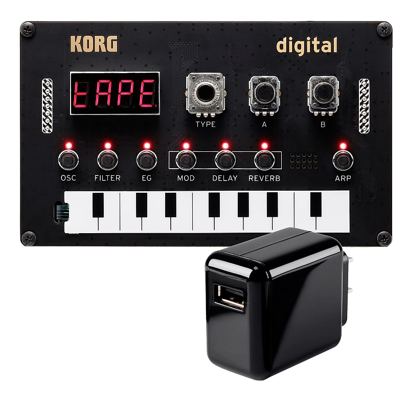 Korg Nu:Tekt NTS-1 Digital Kit DIY Programmable Synthesizer - Power Kit