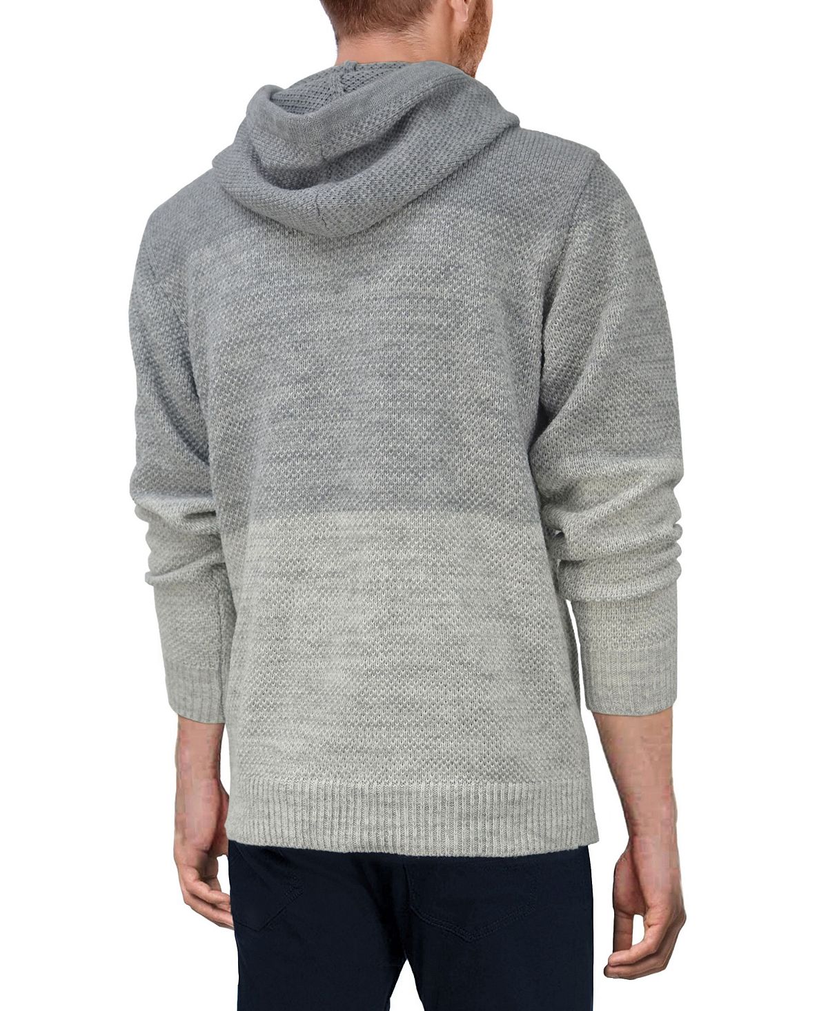 Men's X-Ray Color Block Hooded Sweater, Multi