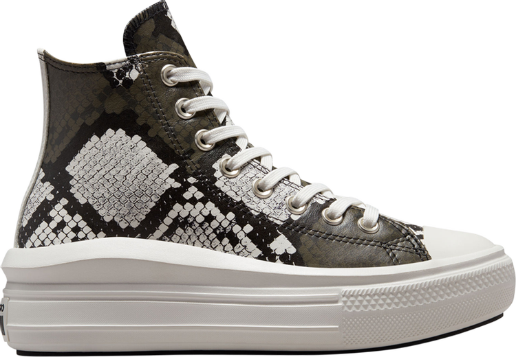 حذاء رياضي Converse Chuck Taylor All Star Move High Authentic Glam باللون الأسود