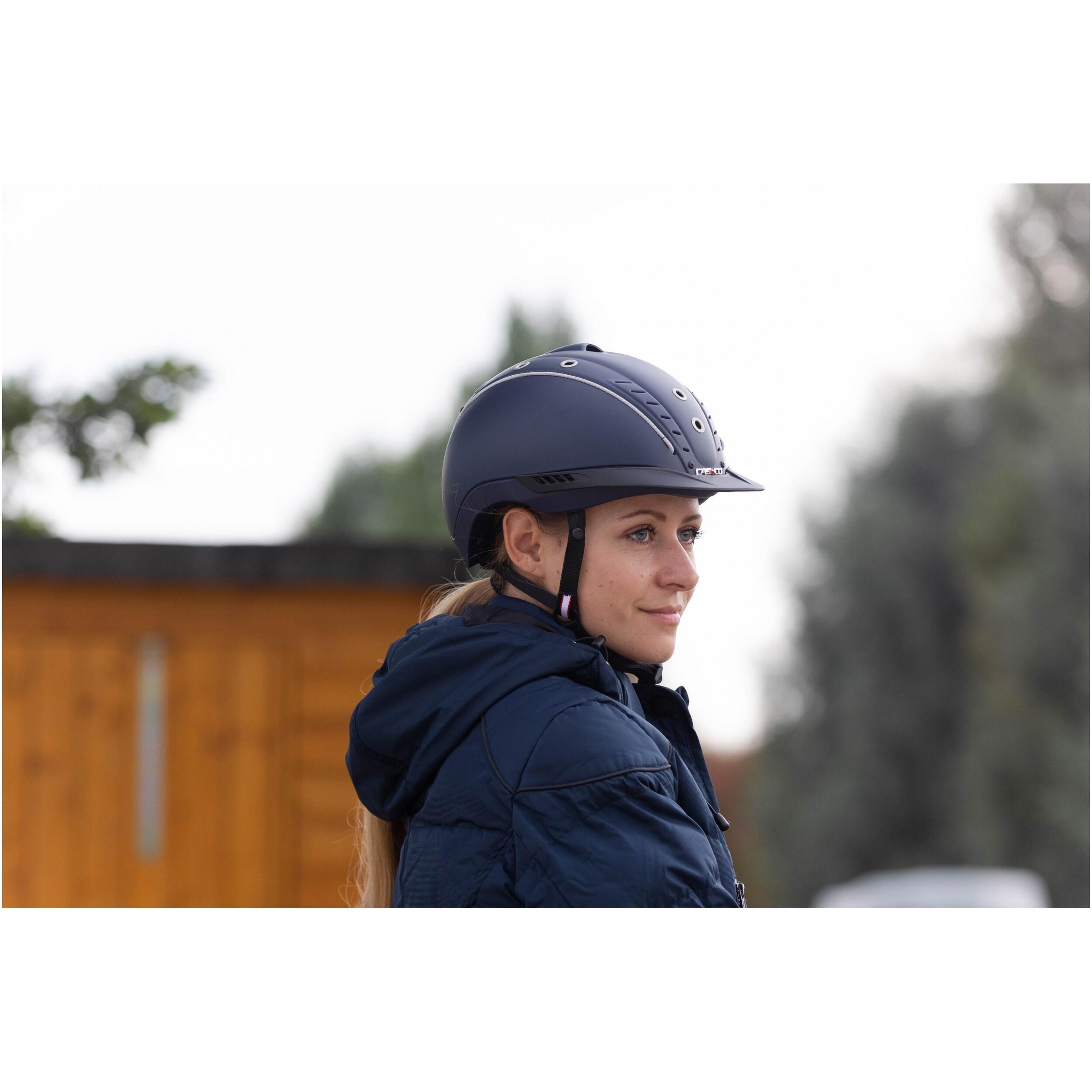 Casco riding helmet, dark blue