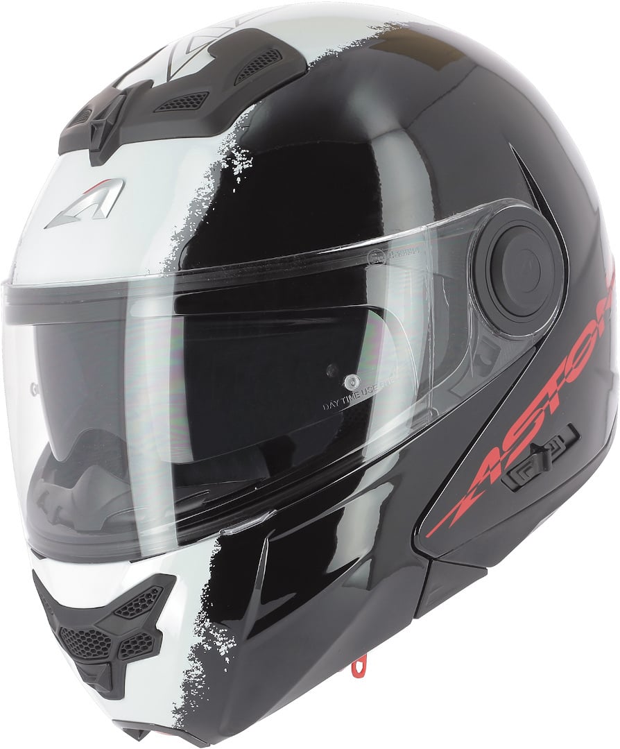 Astone RT 800 Stripes helmet, black/white