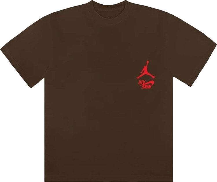 Cactus Jack by Travis Scott x Air Jordan Highest T-Shirt 'Brown', Brown