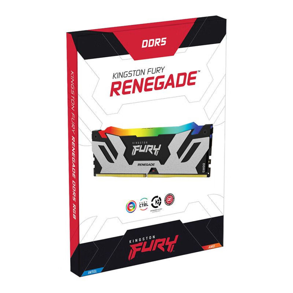 RAM Kingston Fury Renegade, 32 GB DDR5 (2x16 GB), 6000 MHz, KF560C32RSAK2-32