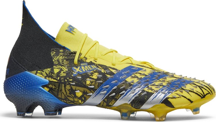 حذاء Adidas Marvel x Predator Freak.1 FG 'Wolverine' باللون الأصفر