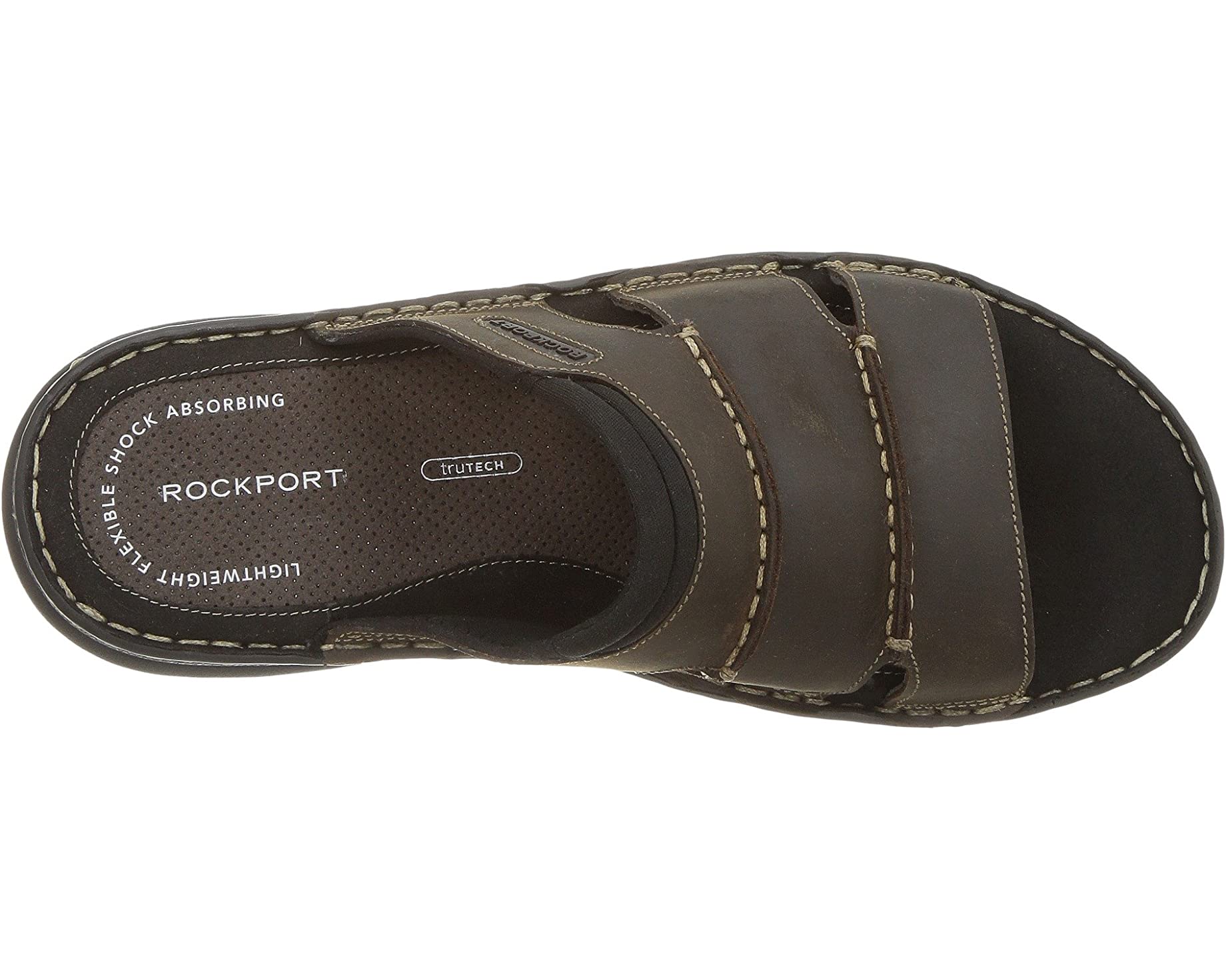 Darwyn Slide Rockport sandals, brown