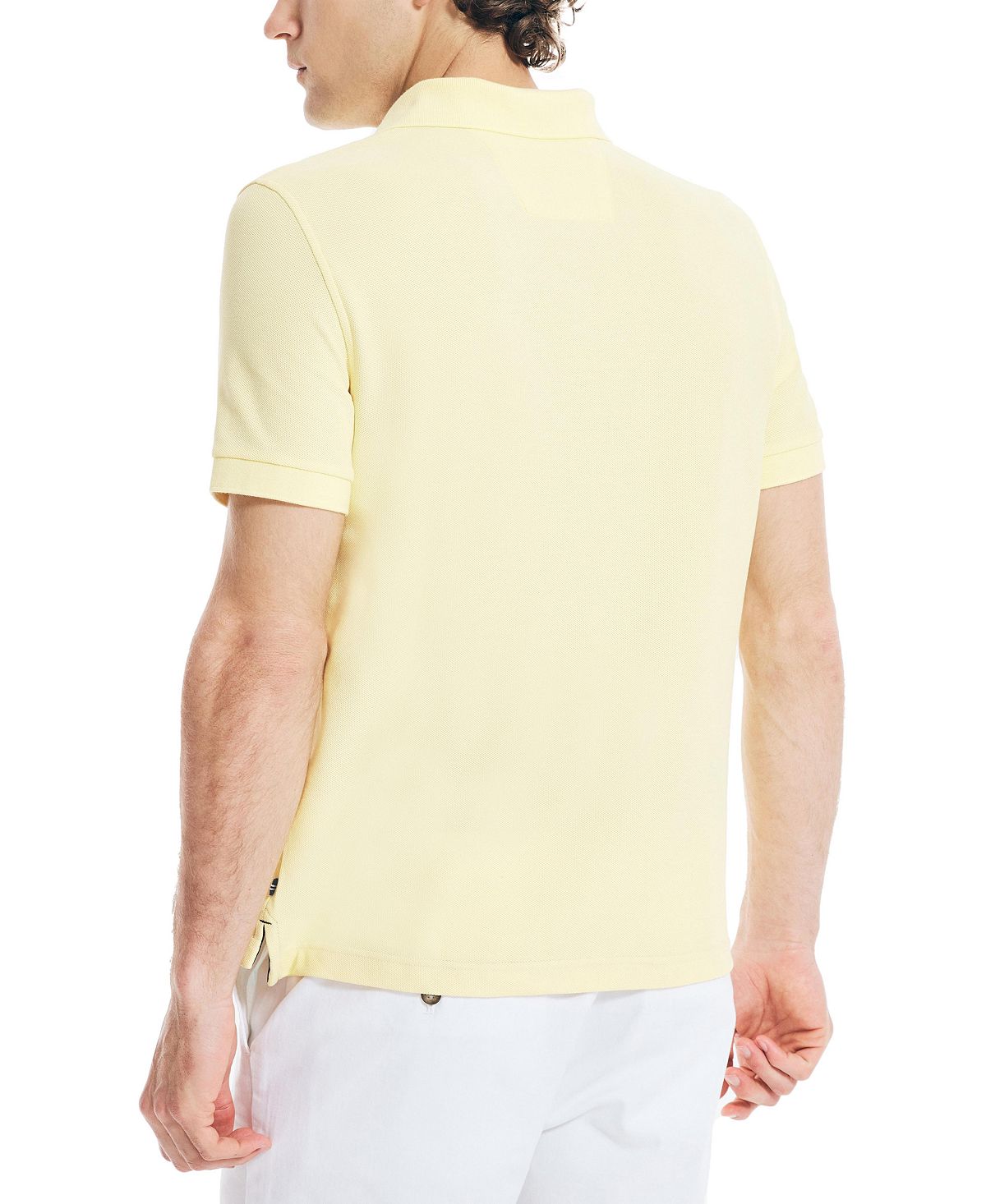 Men's regular fit polo shirt made from environmentally friendly Nautica materials