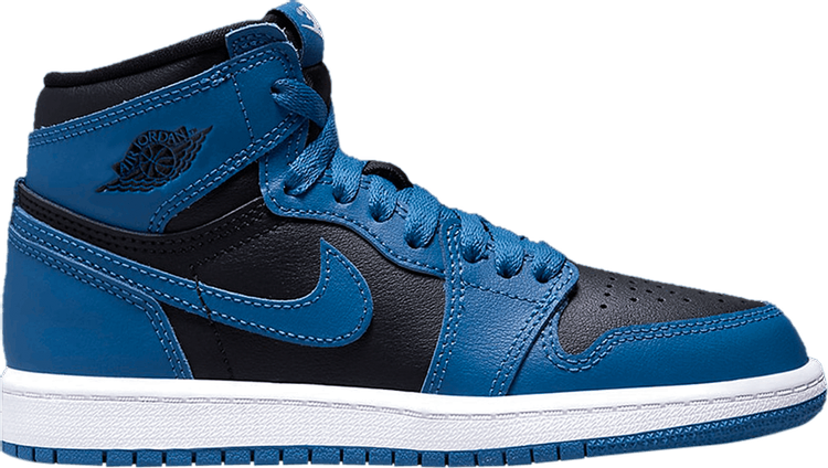 Air Jordan 1 Retro High OG PS Dark Marina Blue sneakers, blue