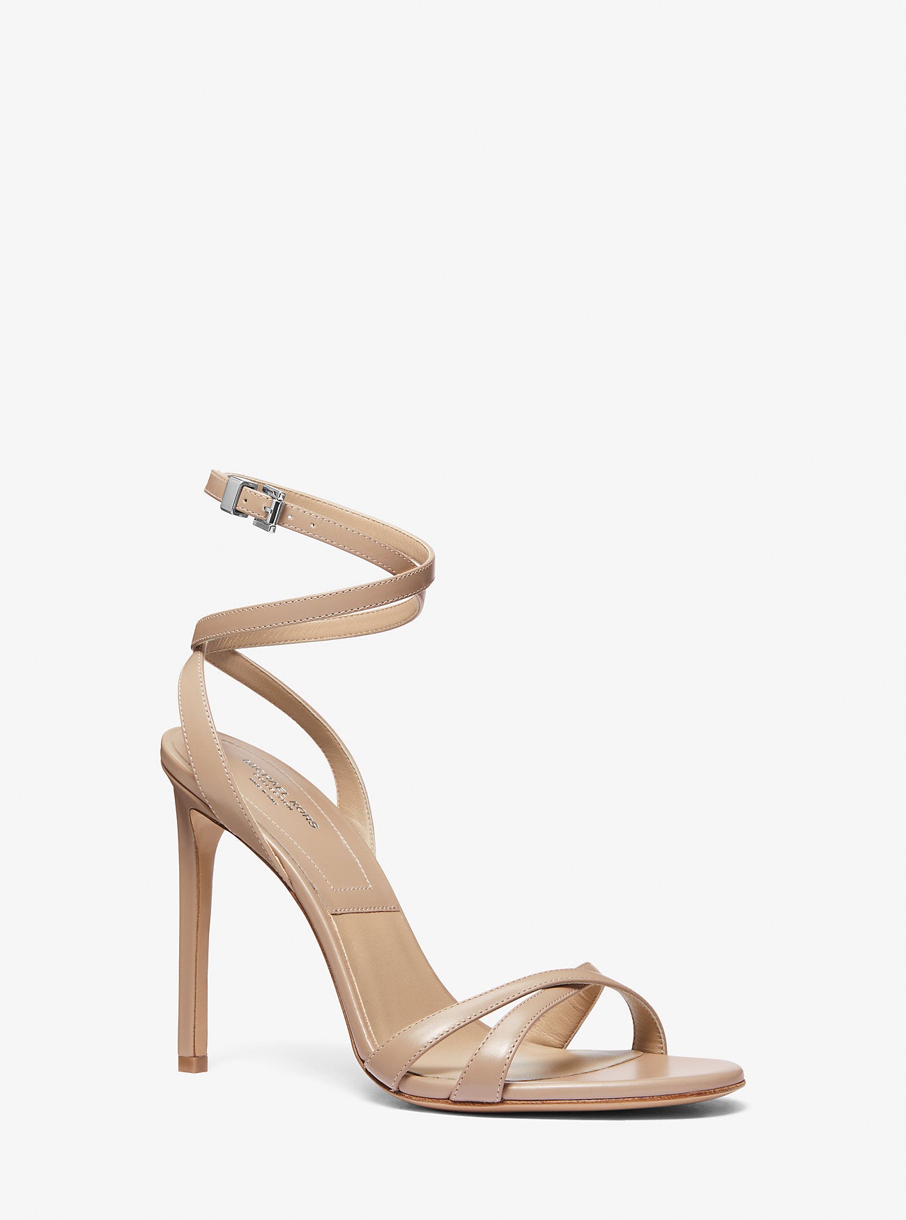 Chrissy Michael Kors leather sandals, brown