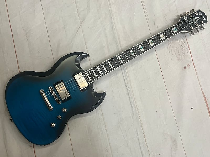 جيتار Epiphone SG Prophecy 2021 Blue Tiger Aged Gloss