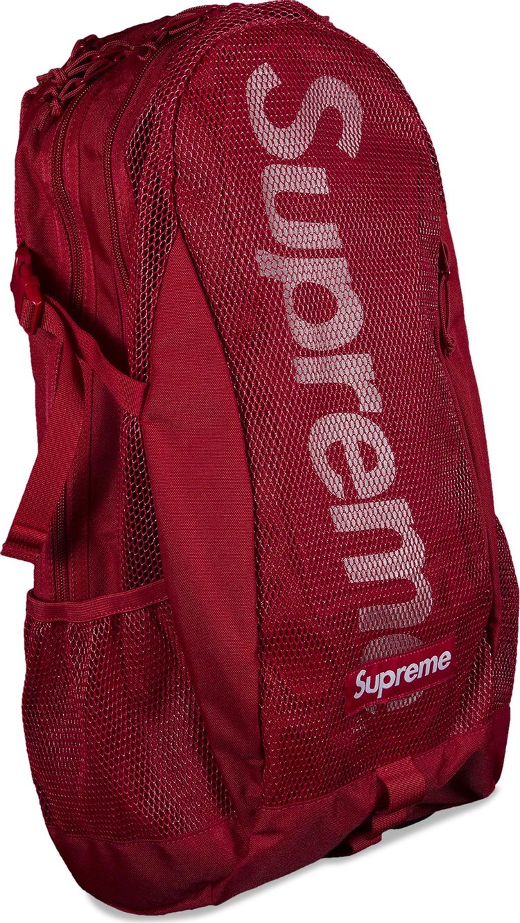 Supreme Backpack Dark Red, red