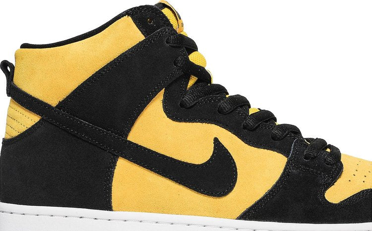 حذاء Nike Dunk High Pro SB "Reverse Goldenrod" باللون الأسود