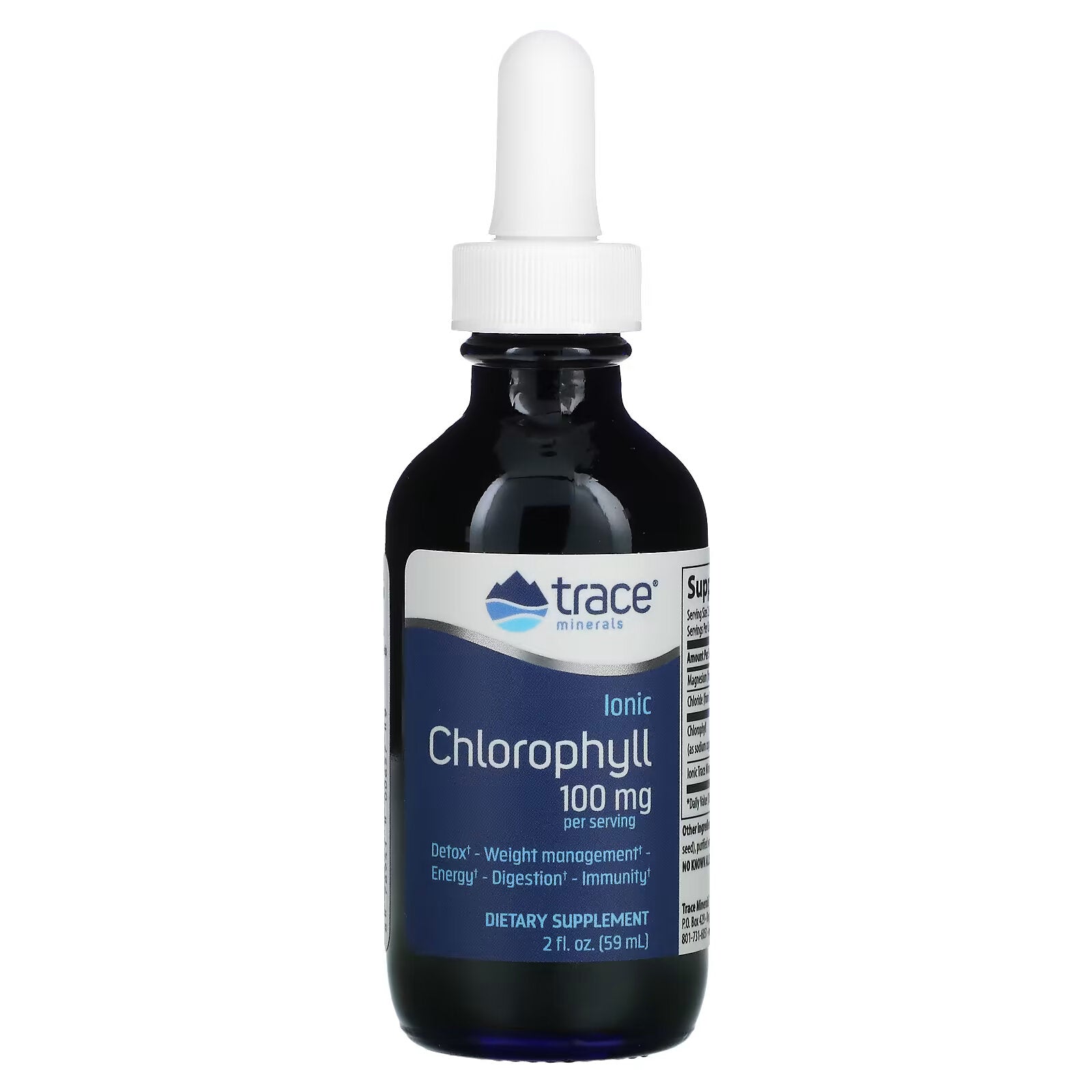 Trace Minerals Ionic Chlorophyll 100 mg, 59 ml