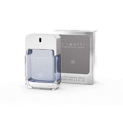 عطر Bugatti Signature Gray للرجال 100 مل - ماء تواليت منعش برائحة حارة لجميع الأعمار - مثالي لأي مناسبة