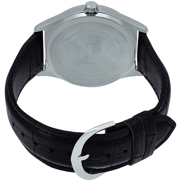 Watch CASIO DRESS Quartzes Black Waterproof Mens Analog, black