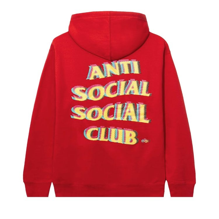 Anti Social Social Club Stir Crazy 'Red' Hoodie, red