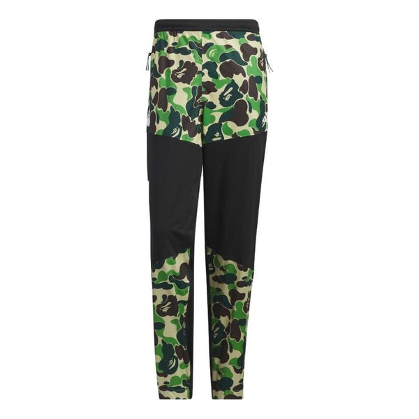 Adidas x Bape Golf Winddy Pants 'Black Green Camo', black